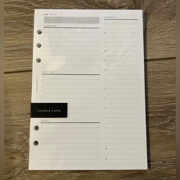 CLOTH & PAPER A6 Daily Planning Bundle. **NEW** - Picture 6 of 9